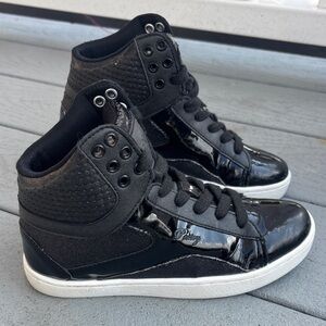 Pastry Black High-Top Kids Sneakers